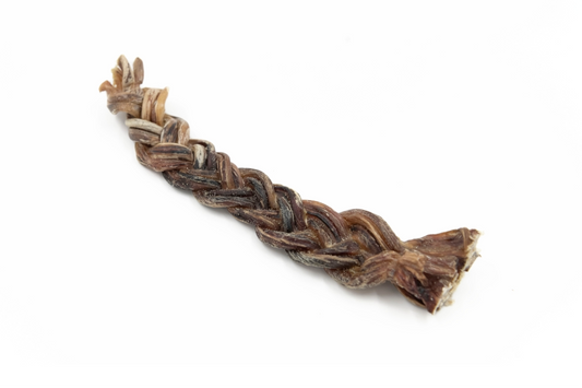 Pizzle de porc tressé 8-10 po