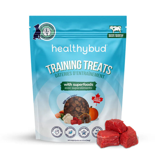 Mini gâteries d’entraînement au boeuf - Healthybud