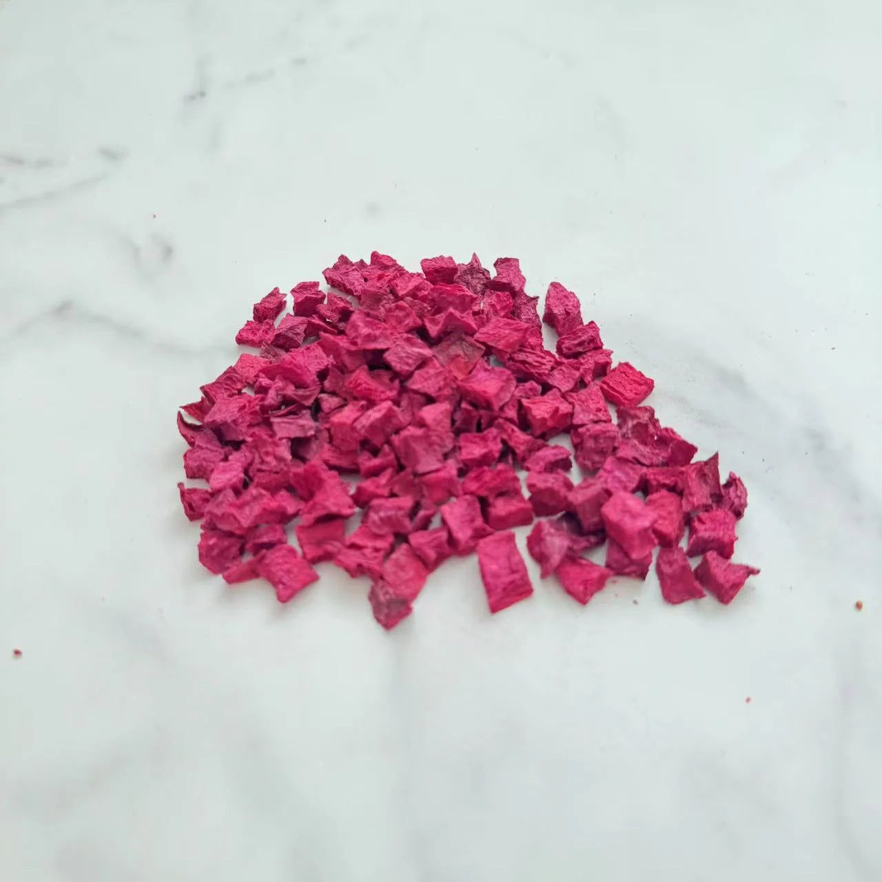 Morceaux de betterave lyophilisées
