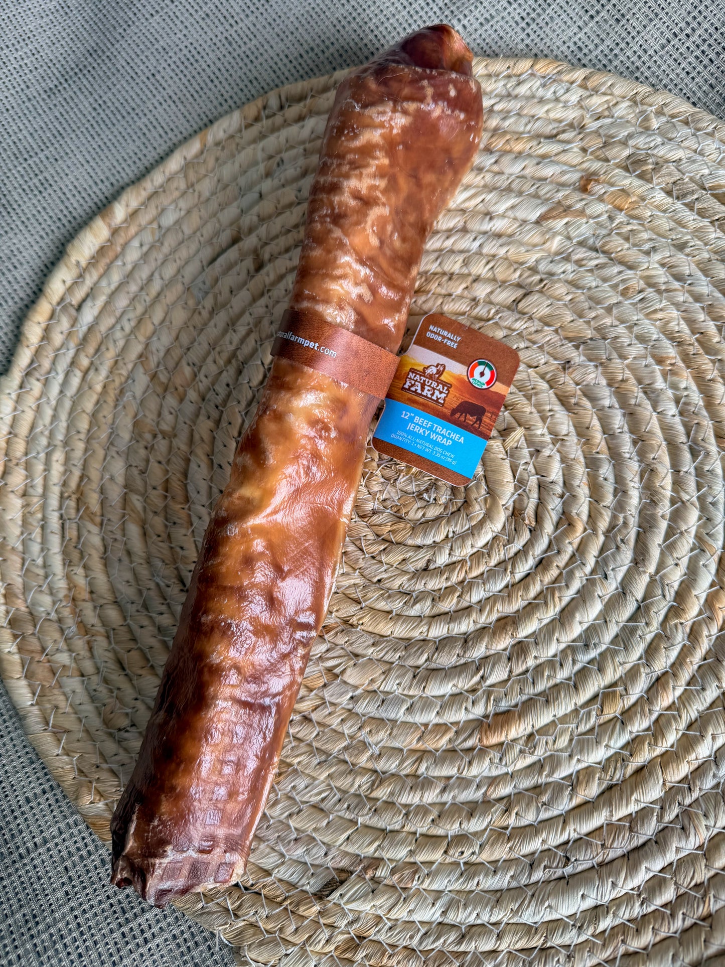 Trachée de boeuf enrobée d'oesophage