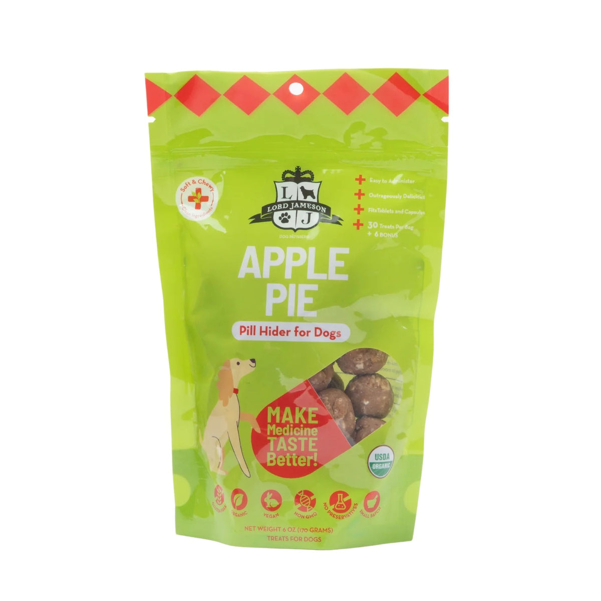 Cache-pilule | Tarte aux pommes