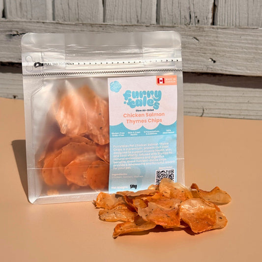 Chips - Poulet, saumon & thym