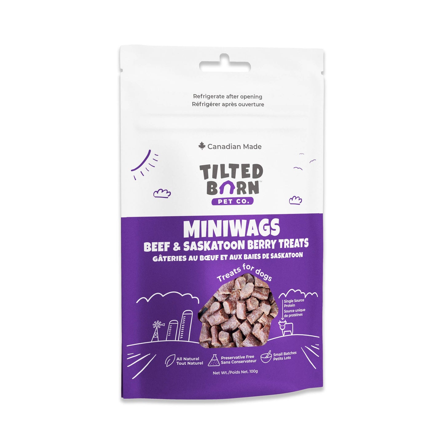 Friandises au boeuf et petits fruits - Miniwags