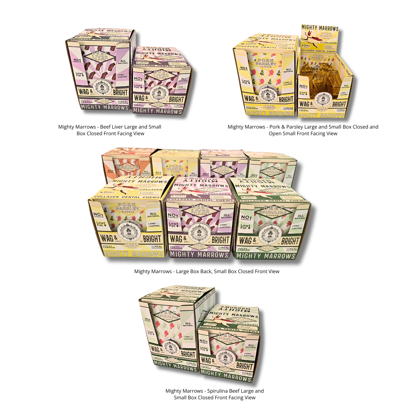 Bâton de moelle osseuse & collagène - Foie de bœuf