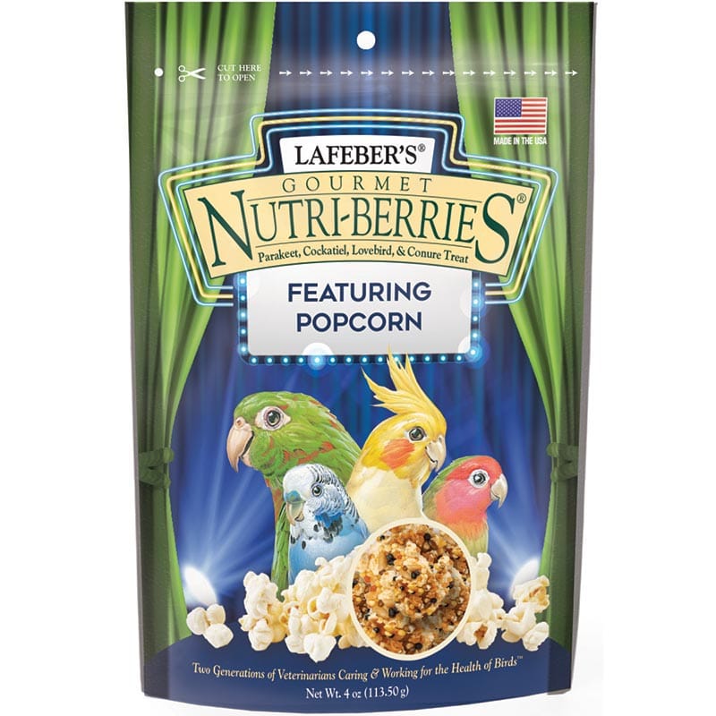 Lafeber's Nutri-Berries gâteries au Popcorn - Petits perroquest