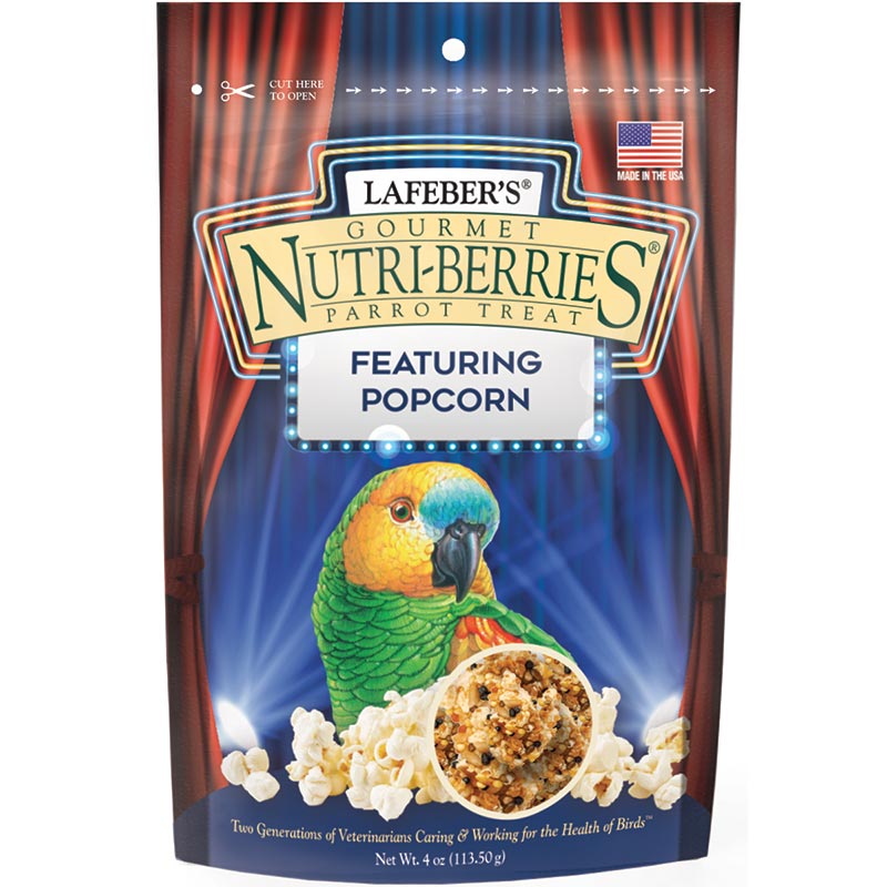 Lafeber's Nutri-Berries gâteries au Popcorn - Perroquets