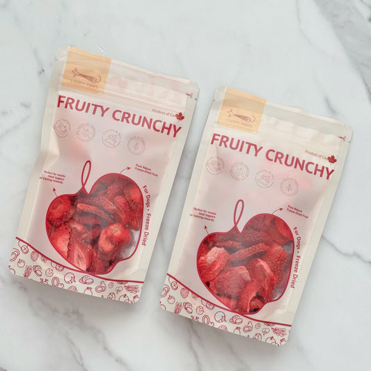 Fraises lyophilisées
