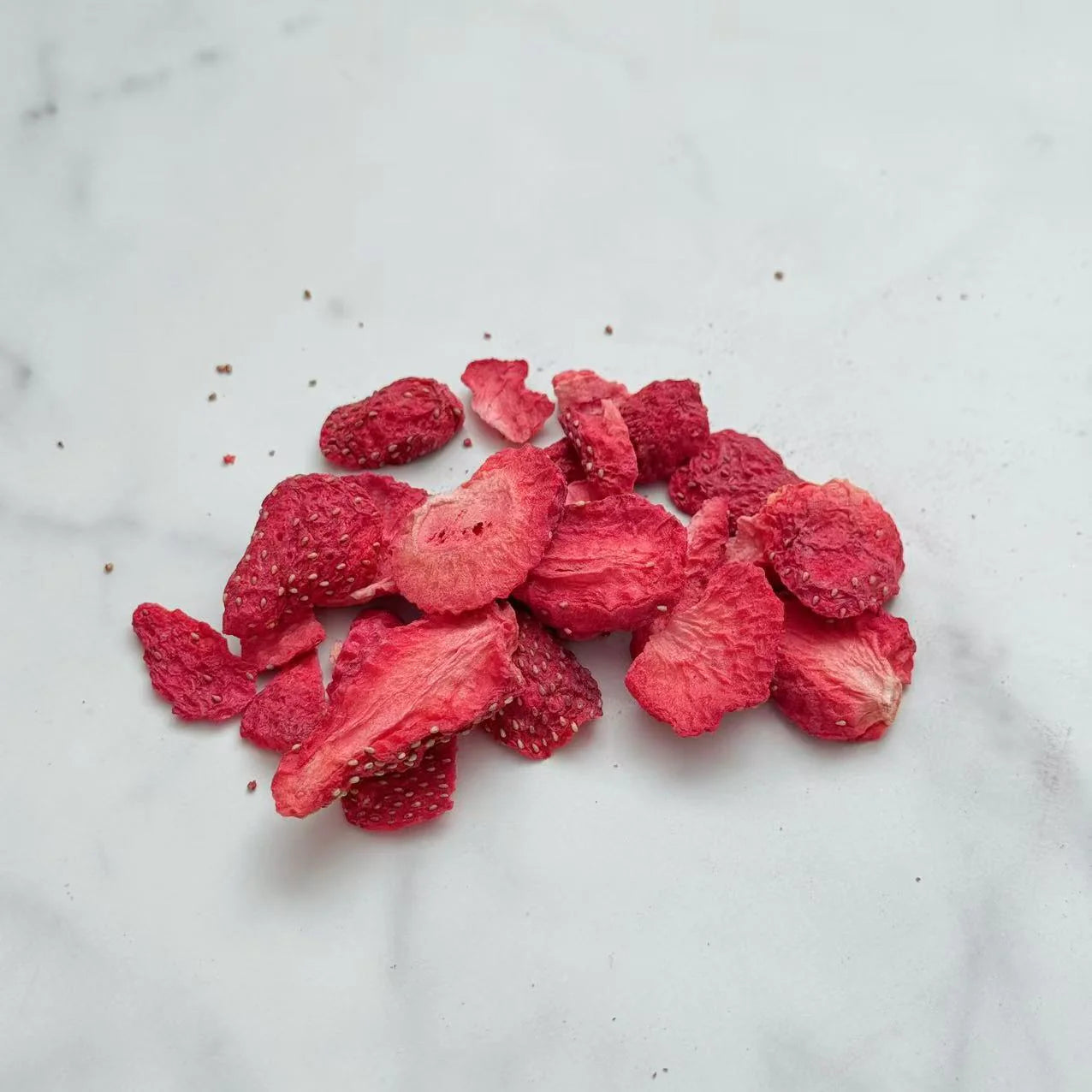 Fraises lyophilisées