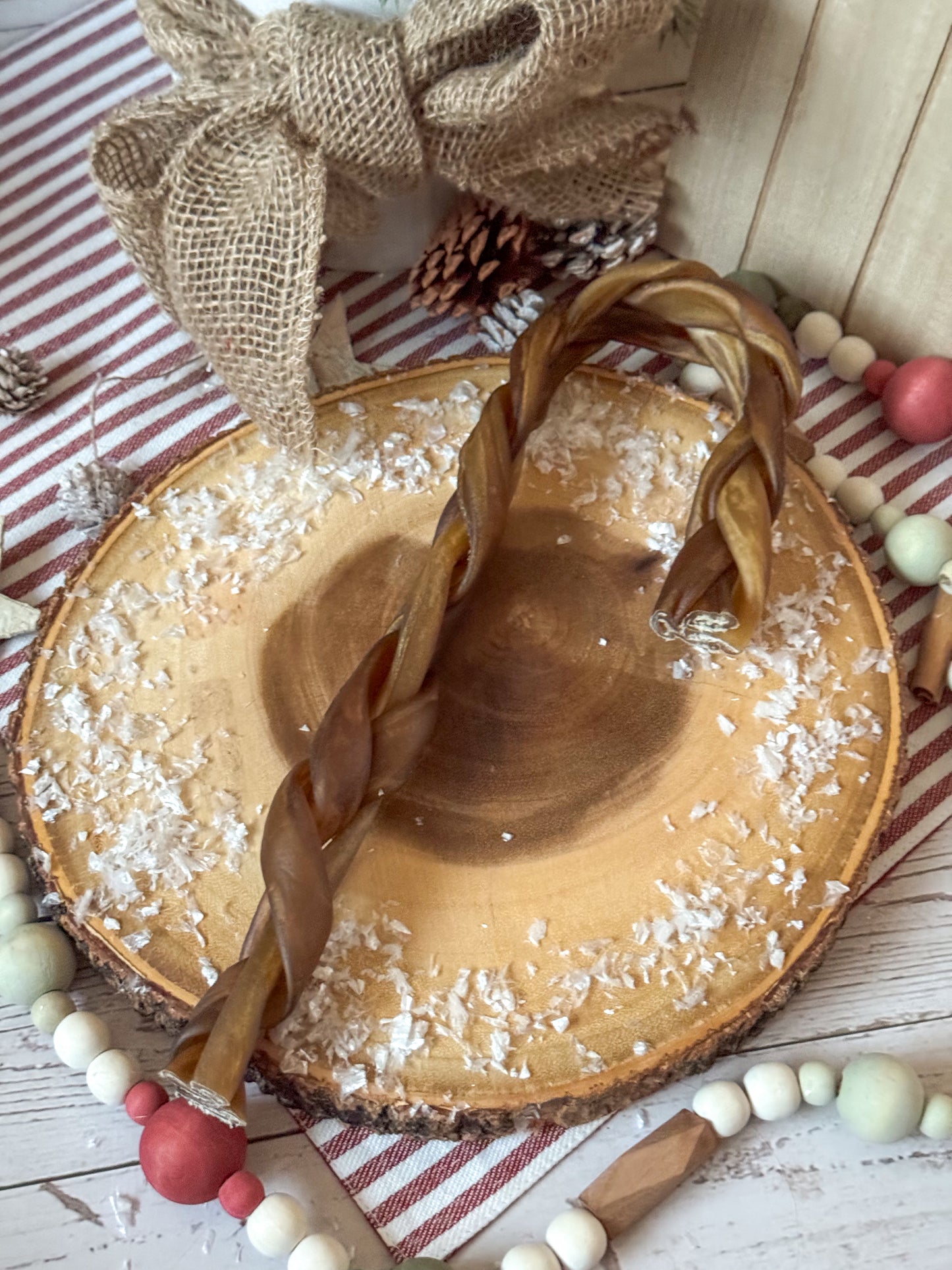 Canne de collagène tressé