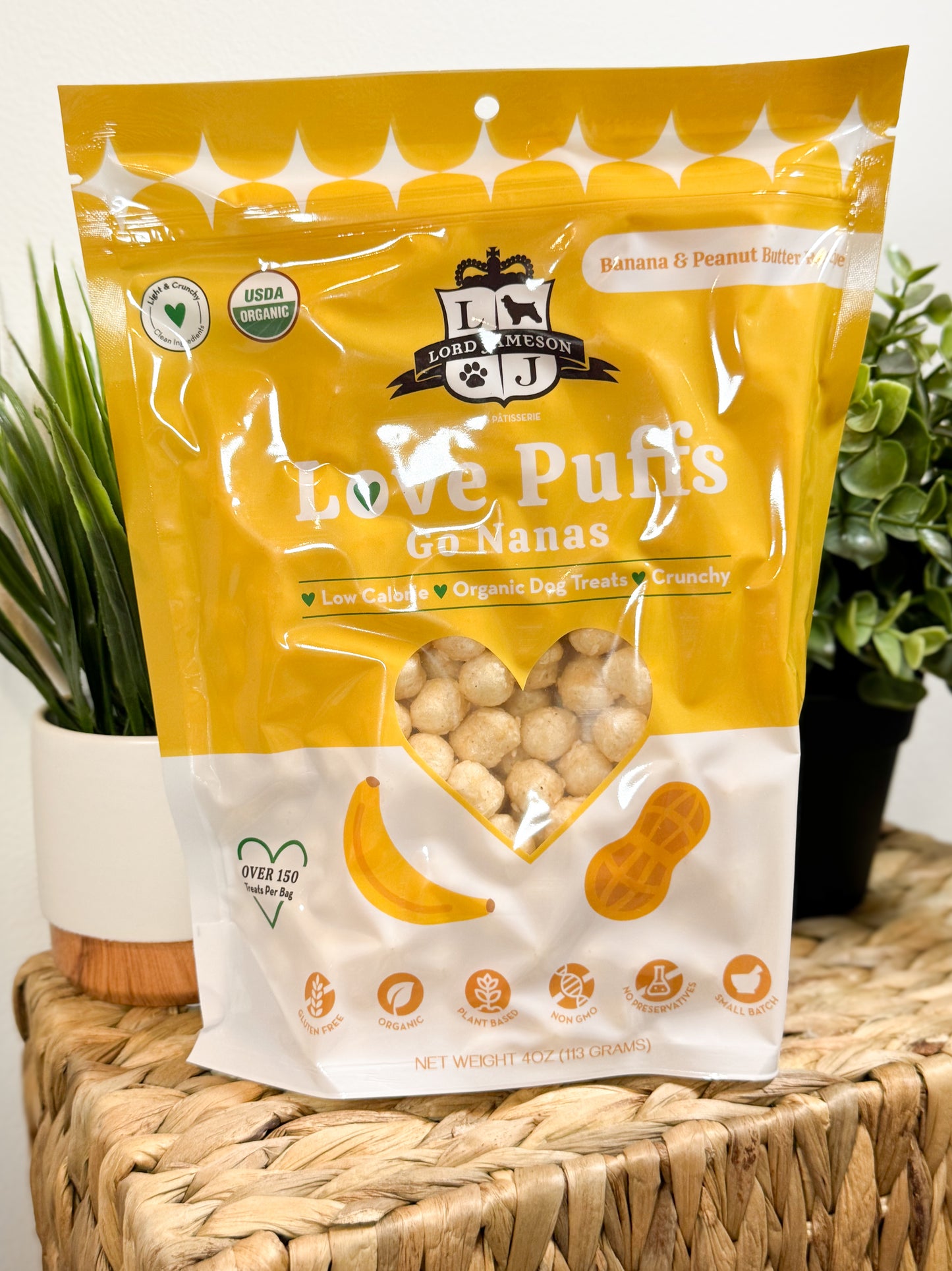 Love Puffs | Banane & arachide