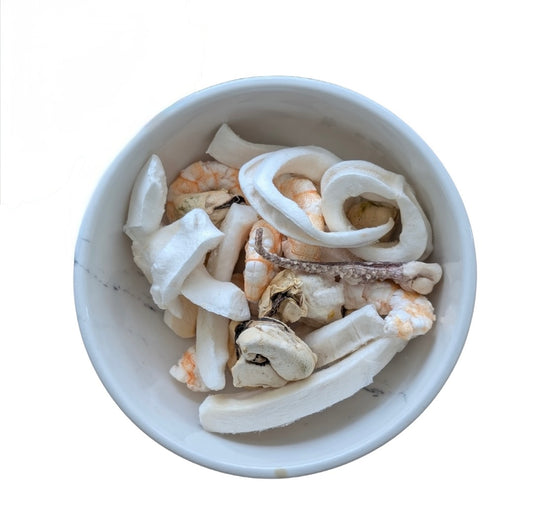 Mélange de fruits de mer lyophilisé
