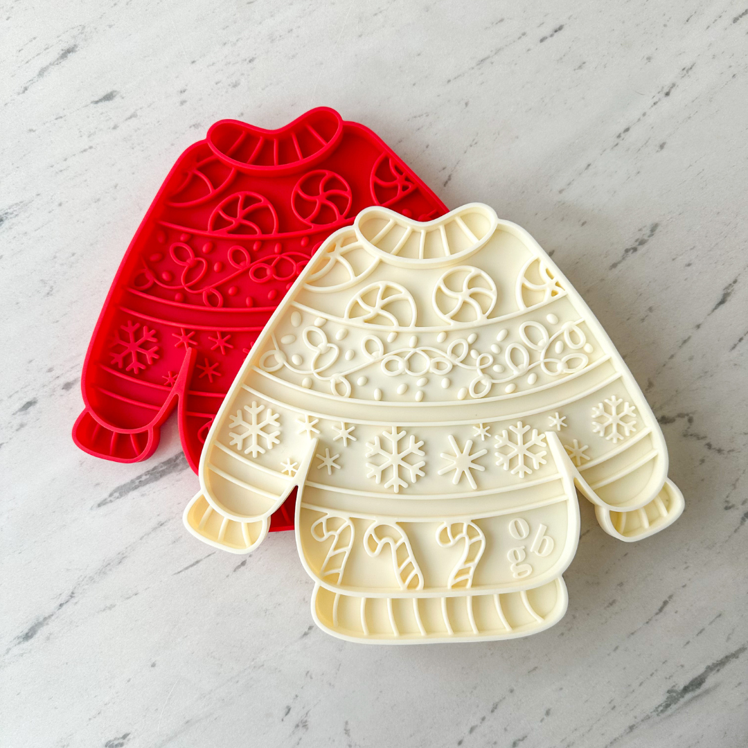 Pull de Noël laid | Tapis de lèche