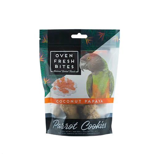 Oven Fresh Bites Parrot cookie - Noix de coco et papaye